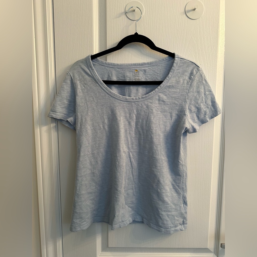 C&C California Soft Blue Short Sleeve Tee